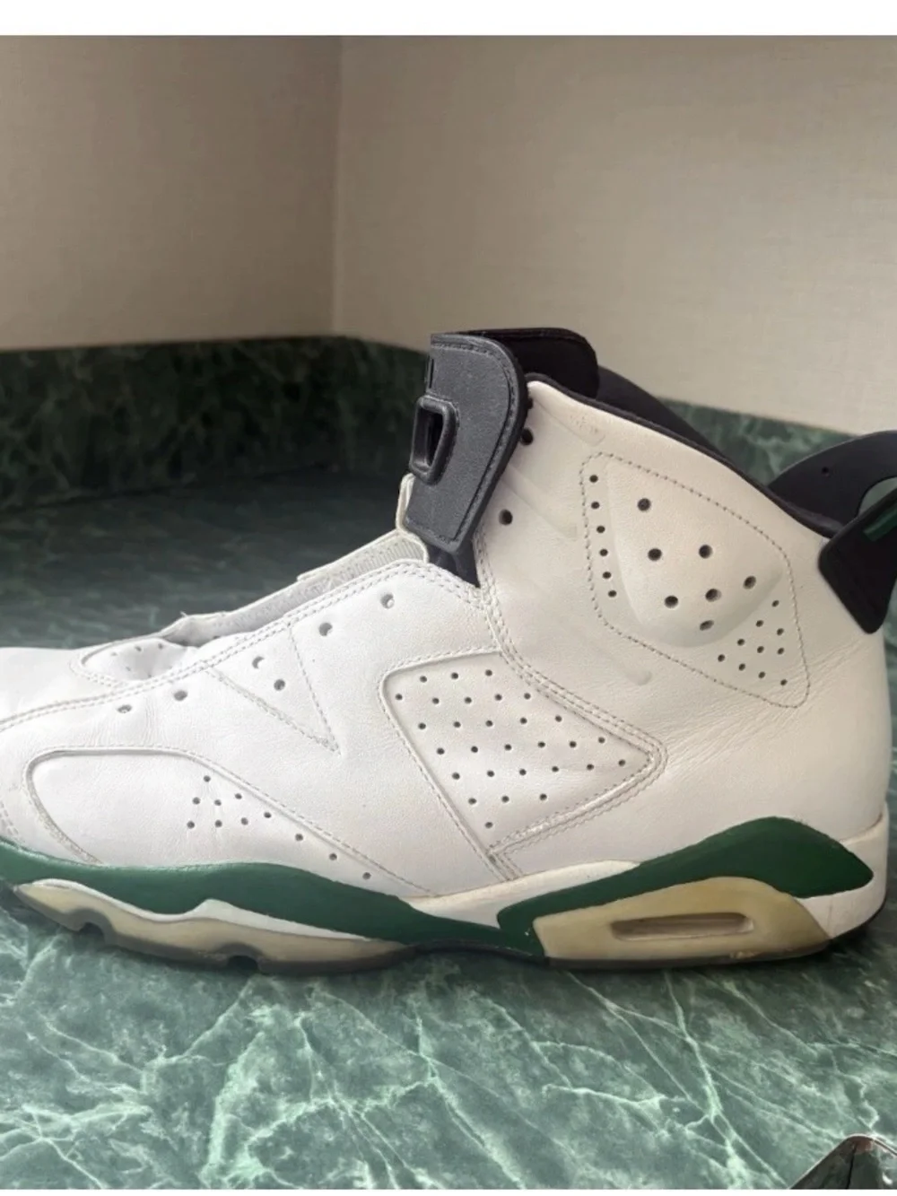 Nike Air Jordan 6 Retro White Black Green Men’s Sneakers